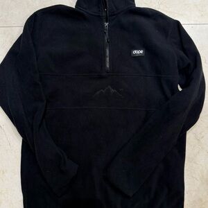 Dope Black Quarter-Zip Pullover